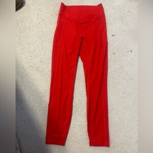 HALARA UltraSculpt 7/8 Red Leggings BRAND NEW